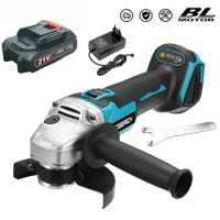 18V 125mm Brushless Impact Angle Grinder Cordless Cutting Machine Polisher Power Tools compatible For Makita Battery