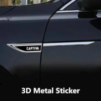 Car Body Protective Sticker Car Fender Side Blade Stainless Steel Decal For Chevrolet Captiva Sports 2006 2007 2008 2009 2010