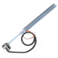 Anti Corrosion Tubular Heating Element Coated Ptfe Immersion Water Heater For Electroplating Industry