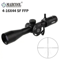 Marcool ALT 4-16X44 SF FFP Riflescope No Illumination HD Hunting Rifle Scope Tactical Optical Sight for Airsoft