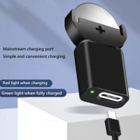 Type-C Button Battery Charger Door Open Reminder Charger Lithium Battery Charger Smart USB Charger for LIR2032 1632 2025 2016