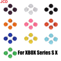 JCD 1pcs Color transparency Replacement ABXY Button kit for Microsoft Xbox Series S X Controller A B X Y Guide Home Buttton