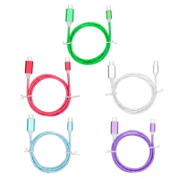 USB Type C to USB C Cable PD Fast Charger For Samsung S20 Huawei Xiaomi 1M Type-C To 8Pin Charging Cord Wire for iPhone iPad Pro