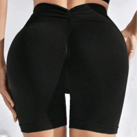 2025 Summer Breathable Fitness Pants for Women Peach Hip Three-Quarter Yoga Shorts Quick-Dry Sports 