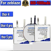 HSABAT 0 Cycle 800mAh~1000mAh Battery for Zeblaze thor 4 pro / thor 5 pro / thor 4 High Quality Replacement Accumulator