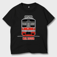 Baju Kaos Anak Gambar Motif Kereta Api Indonesia KAI Kereta Listrik Atasan Anak Laki-Laki Perempuan 