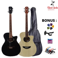Gitar Akustik Elektrik Yamaha Apx Tanem Besi senar String Free Packing Kayu
