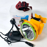 LARIS! Senter Kepala Selam Headlamp Kawachi LS-740B Putih Charger 40 Watt CREE LED Ori Terlaris
