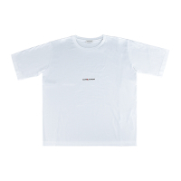 YSL SAINT LAURENT RIVE GAUCHE印花設計LOGO純棉製短袖T恤(女款/白)