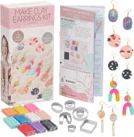 Patemby 184Pcs Polymer Clay Earring Making Kit for Art Craft Gift Teen Girls and s Ages 12+ DIY Poly