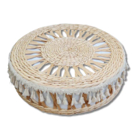 【May shop】鏤空蒲團坐墊榻榻米墊子花邊布藝坐墊