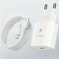1pc For Samsung Charger Super Fast Charging For Samsung Galaxy S23 S22 Ultra Plus Note10+ Galaxy S23 S22 S21