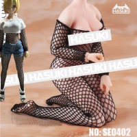 1/12 Scale HASUKI SE04 Female Open Chest Bodysuit Mesh Stockings Seamless Clothes Accessories Fit 6'' Action Figure Body Dolls