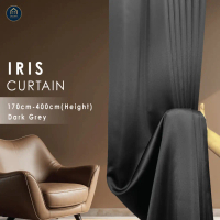 SCS.MY Iris Premium Semi Blackout Curtain / Sedia Digunakan / Sentuhan Lembut / Hiasan Rumah dengan