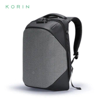 KORIN Anti-Cut Anti-Theft Waterproof Smart Backpack Laptop Bag for Men with USB Charging Port Travel