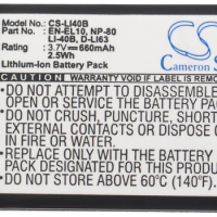 Camera Battery For 02491-0061-212H.02A1M.001 D032-05-8023 DLI216 Casio NP-80 NP-82 GE D016 DS5370 GB-10 Medion VG037612210001