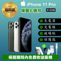 【Apple 蘋果】福利品 iPhone 11 Pro 512G(保固6個月)