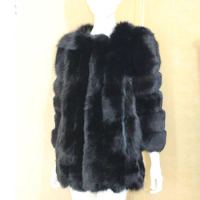 winter natural fur jacket new real fox fur coat women's fur overcoat genuine fur coats for woman