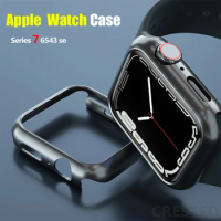 Cover For Apple Watch Case 45mm 41mm 44mm 40mm 42mm 38mm Accessories PC bumper Protector iWatch series 9 8 6 5 4 3 se 7 Case