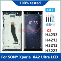 Original Display 6.0''For SONY Xperia XA2 Ultra Display LCD Screen Touch Digitizer For SONY Xperia H3213 H4213 H4233 Display C8