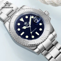 ADDIESDIVE new Fashion Men's Watches Luxury Quartz Watches steel Sport Wrist Watch for Man Sport c3 Luminous 200m diver's watch
