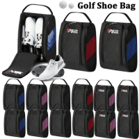 New Portable Mini Golf Shoe Bag Nylon Shoe Carrier Bags Zipper Golfball Holder Breathable Pouch Pack Tee Bag Sport Accessories