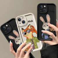Compatible for Xiaomi 14T 15T Pro Mi 9T Pro Poco C85 C75 C71 F6PRO M7 M6 4G Phone Case Zootopia Nick