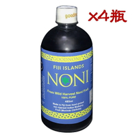 斐濟好諾麗 100%天然諾麗果發酵純液 (480ml)4瓶組- Herbex Goodnoni