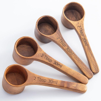 Wooden Coffee Scoop Wooden Measuring Spoons 5.5 Inch Measuring Scoop Wooden Scoops forJars Container