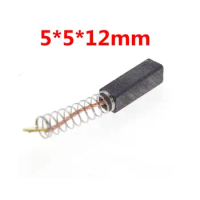 10pcs 5mm x 5mm x 12mm Replacement Makita Motor Carbon Brushes Electric Motor&amp;Transmissions Spare Part Accessorie