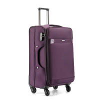 18"20"22"24"26"28"30"32"34" Travel Soft Fabric Large Suitcase On Wheels Trolley Rolling Luggage Bag Boarding Case Free Shipping