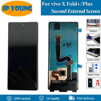Original AMOLED 6.53"For vivo X Fold+ Small LCD V2229A Touch Panel Digitizer For vivo X Fold plus Second External Screen Replace