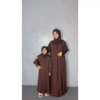 Amara Couple Set 3in1 Outer Polos Ibu and Kids Jersey Premium Hammami Series