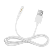 Charging Cable USB 2.0 Male to 4 Pin Magnetic Charger Cable Cord For Smart Watch GT88, GT68, KW08, KW18, KW88, KW98