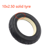 10 inch 10*2.50 solid tire tubeless for Quick 3 ZERO 10X Inokim OX Electric Scooter Mini Motorrad Razor 10x2.50 Tyre Accessories
