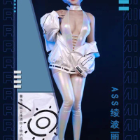 Ayanami Rei Cosplay Ass Sexy White pearlescent Bodysuit Anime EVA Figure Costume Women's Outfit F