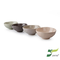 JOYYE陶瓷餐具 自然初語浪邊碗-小（一套4件）