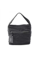 Chanel Pre-Loved Chanel new travel line Shoulder bag tote bag Nylon black silver hardware Wrinkle pr