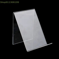 Transparent Acrylic Book Display Stand Desktop Book Holder Book Shelf Vertical Book Textbook Display Stand Transparent