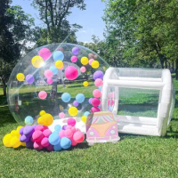 Outdoor Kids birthday party camping Inflatable Bubble house transparent air dome tent for fun