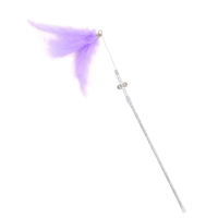 Fairy Cat Teasing Stick Cat Toy Feather with Bell Cat Teasing Stick Soothing Cat Teasing Stick Inter