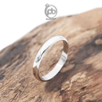 Cincin Simple Pria Wanita Perak 925 Asli Lingkar Polos Midi