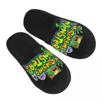 My Singing Monsters House Slippers Women Comfy Memory Foam Electronic Video Game Slip On Hotel Slipper Shoes