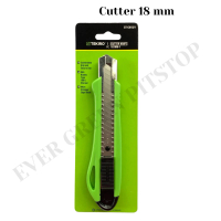 TEKIRO Cutter 18 mm Alat Potong Kertas Cutter 18 mm Knife Besar 18 inch Auto Lock Isi Kater