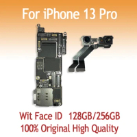 Original Motherboard for iPhone 13 Pro, Face ID, Logic Board, Mainboard, iOS, Free iCloud, Full Chips, 128GB, 256GB, 512GB