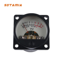 SOTAMIA 500VU Level Meter Head For AV Amplifier 6P1 6P6 300B KT88 Tube Amplifier 35mm LED Power Meter Tube Machine Chassis Head