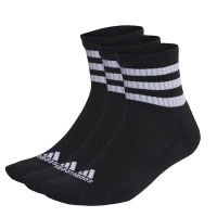 ADIDAS 男女運動中筒襪-三雙入-襪子 短襪 訓練 愛迪達 IC1317 黑白