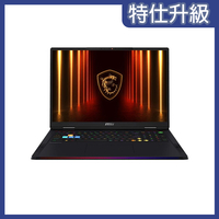 MSI微星 Raider A18 HX A9WJG-043TW電競筆電(R9 9955HX3D/64GD5/2TB/RTX5090/18/120Hz/UHD+/W11H)