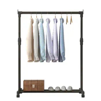 Movable Clothes Drying Rack Telescopic Clothes Rack Outdoor Clothes Hanger Space Saver Room Furniture Hanging Clothes Rack Coat
