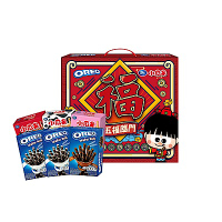 【OREO奧利奧】x可口五福臨門綜合捲心酥禮盒402g (內含五種口味捲心酥)